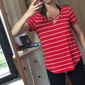 Super soft striped t-shirt